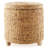 Casafield 17" Round Storage Ottoman with Lid, Water Hyacinth Footrest-93498889