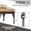 3m x 3m Steel Patio Gazebo-95947850