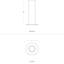Flange Ceramic Table Vase-195055230-195055231