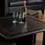 Table basse à piédestal avec rangement