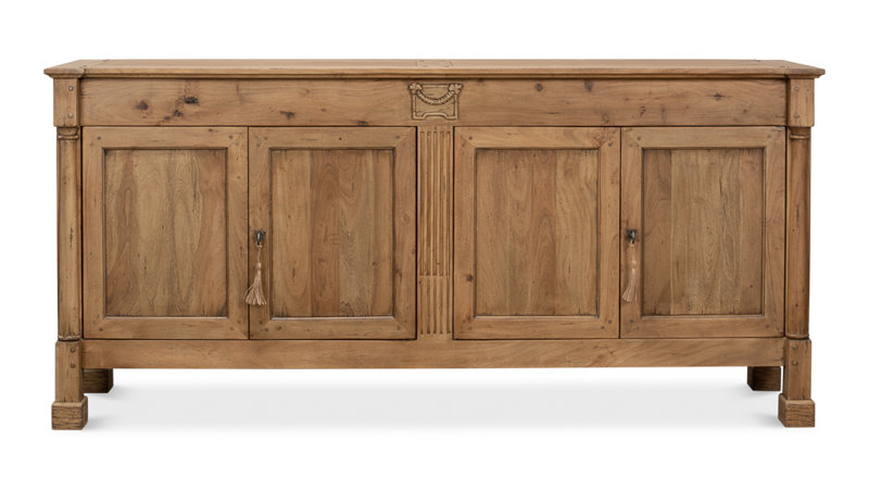 Carreiro 79'' W Solid Wood Sideboard, Driftwood
