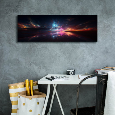 'Neon Sunrise' by r3darch0n Canvas Wall Art