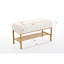 Banc de rangement à couvercle rabattable rembourré Avera-1567622975