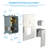 16 Inch Ceiling Mounted Shower System Shower Combo Set Shower Head with Hand Shower and Tub Spout-102381075