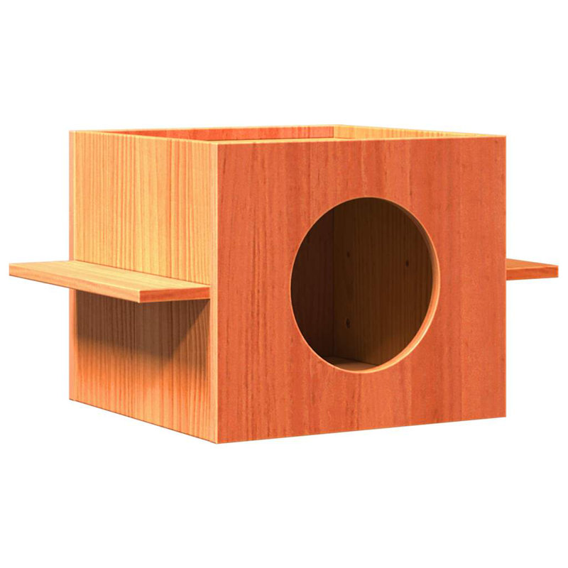 30cm H Cat Tree, Wax Brown