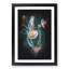 Peach Jellyfish - Picture Frame Graphic Art Print-56856761-56856766