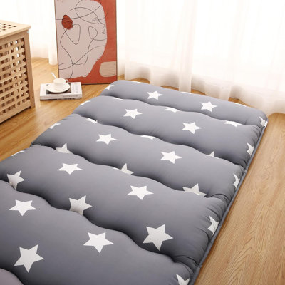 Floral Pattern Japanese Futon Mattress by Ebern Designs
