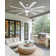 72 Inch 9-blades Ceiling Fans With Lights, Remote Control And Smart App, 24W LED, 6-Speed, Reversible Quiet DC Motor, Timer