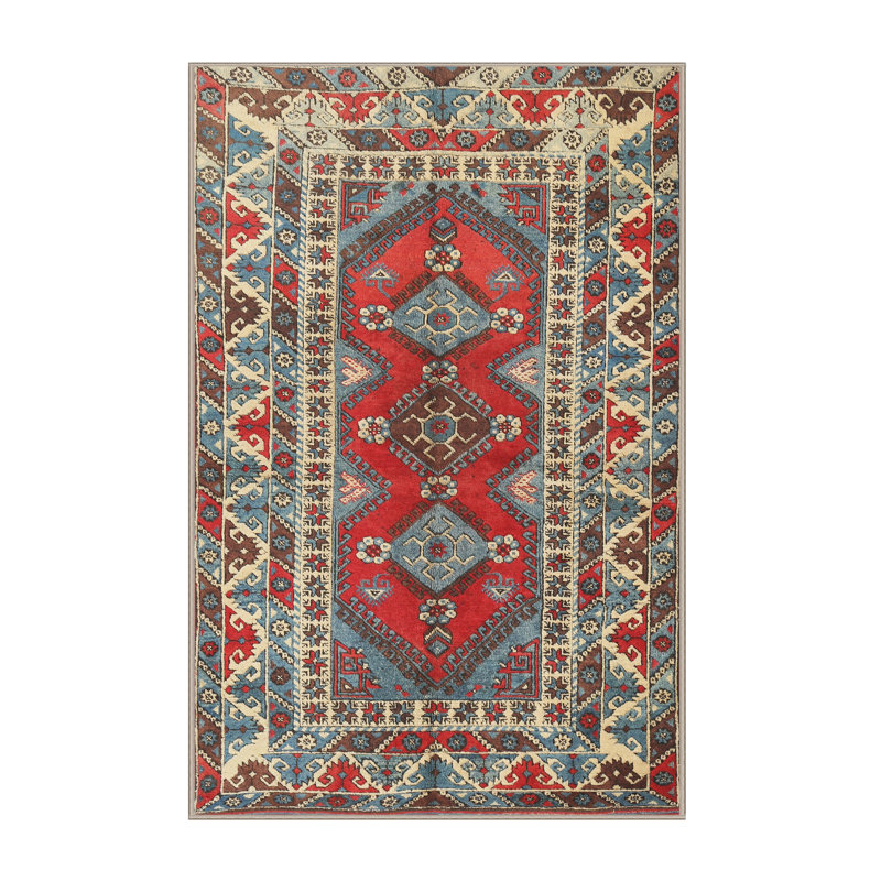 Tapis rouge Neasa Southwestern, Rectangle 6 pi x 9 pi