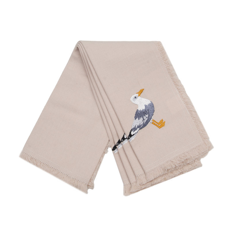 Ensemble de quatre serviettes Seagull