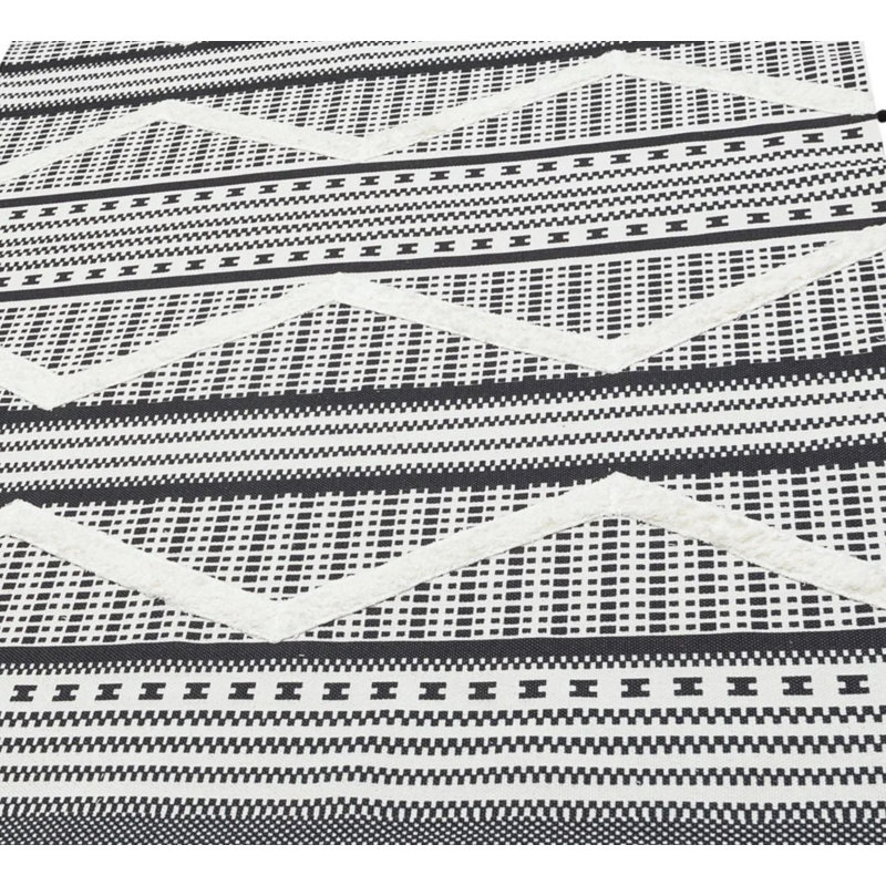 Tapis intérieur / extérieur rectangulaire en coton Iyleen, Rectangle 3 pi 11 po x 5 pi 11 po