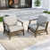 Clinkscales Solid Wood Teak Outdoor Lounge Chair With Cushion And Arms