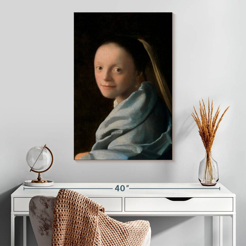 Étude d'une jeune femme 1665-1667, H 30 po x l 20 po