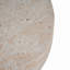 Table d'appoint en béton léger, extérieur / intérieur, finition travertin | Idée de cadeau