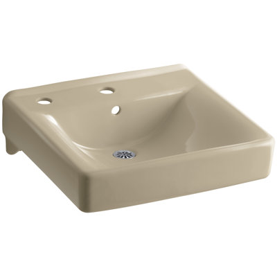 Soho Ceramic 20" Wall Mount Bathroom Sink with Overflow