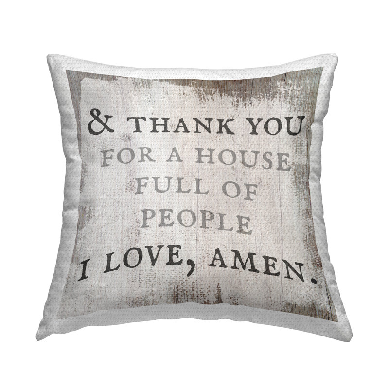 Coussin d'extérieur House Full Of People