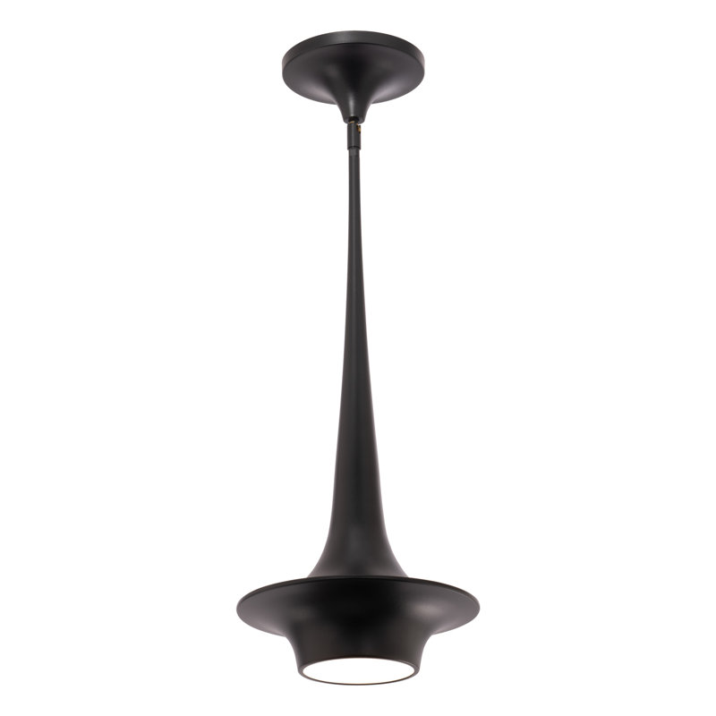 Hugo 1 - Light LED Unique/Statement Pendant, Black