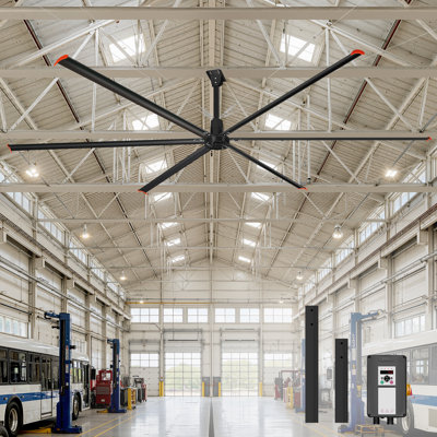 Extra Large 240"Commercial HVLS Fan Industrial Ceiling Fan No Light