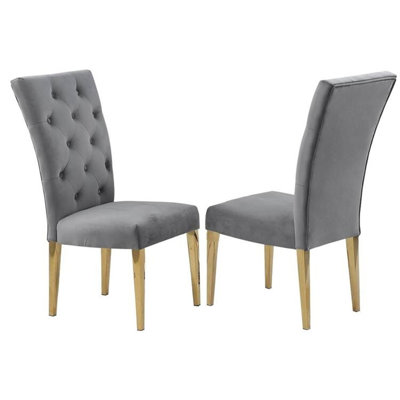 Ensemble de 2 chaises de salle à manger rembourrées Modern