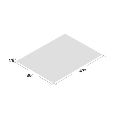 Dawna Jumbo Cat Litter Trapping Mat (Ridged Design), Traps Litter & Mess from Box, Soft on Kitty Paws, Absorbent, Waterproof, Urine-Proof, Machine Washable (36" x 47") (USA Made)