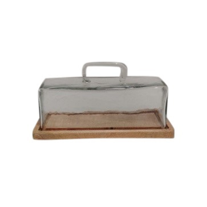 Red Barrel Studio® Glass Butter Dish