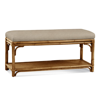 Banc de rangement en osier Summer Retreat