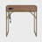 Linden Modular Solid Wood Desk with Built-In Power, Walnut-121781318
