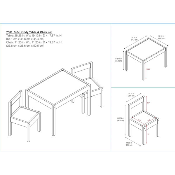Dimensions du produit