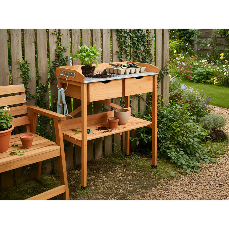 Fir Potting Bench