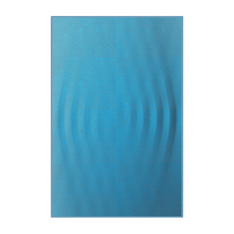 Tapis bleu Vamyr, Rectangle 5 pi x 7 pi