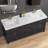 Solid Surface 73" Double Bathroom Vanity Top In White Bathroom Countertop With Sink