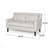 58" Square Arm Loveseat-340228062