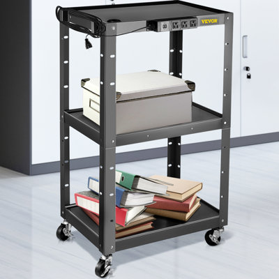42'' H x 24'' W AV Cart with Wheels
