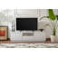 Console multimédia à profil bas avec rangement rabattable 63 po Hanshaw - Meuble télé pour téléviseur de 70 po ou moins-391167266