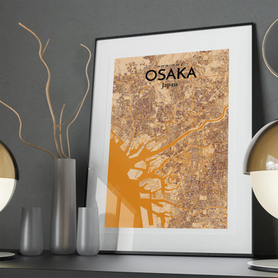 «Osaka City Map», impression de luxe