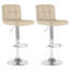 Shayna Swivel Upholstered Adjustable Height Counter Stool with Metal Frame-30878672-101385628
