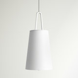Bomberger 3 - Light Satin Platinum Single Pendant