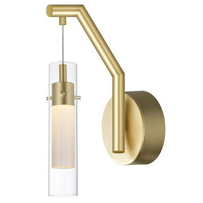 Steel LED Swing Arm Sconce