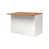 Glossy White/Oak