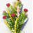 21" Wild Artificial Multicolor Spring Flower Spray, Set of 3