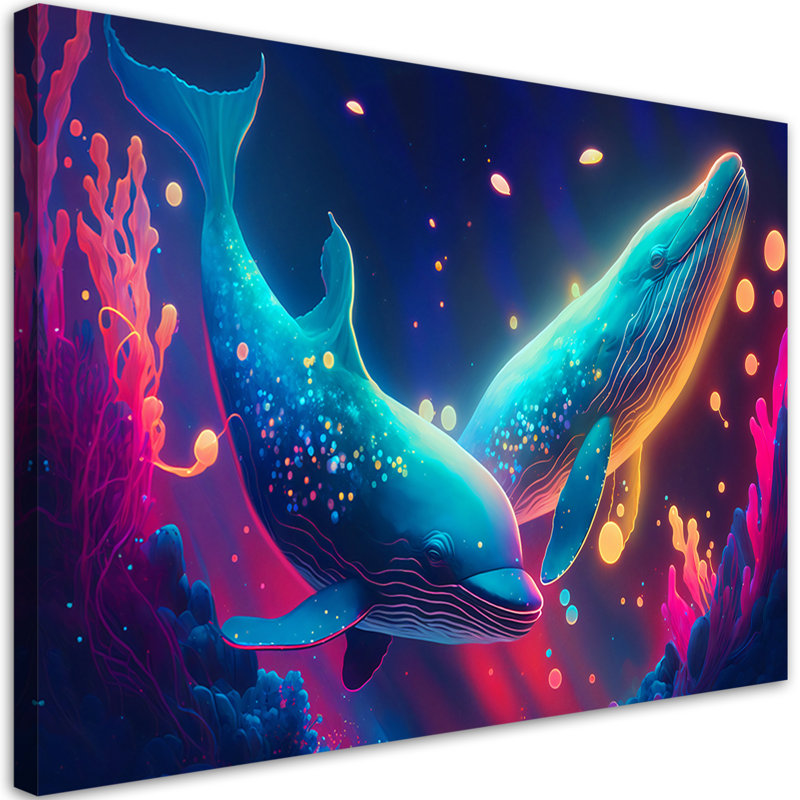 Neon - No Frame Print on Canvas