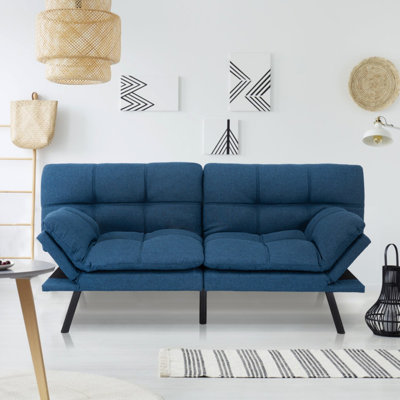 Canapé-lit futon pliable de 71 po, causeuse peu encombrante pour lit d'invité et salon