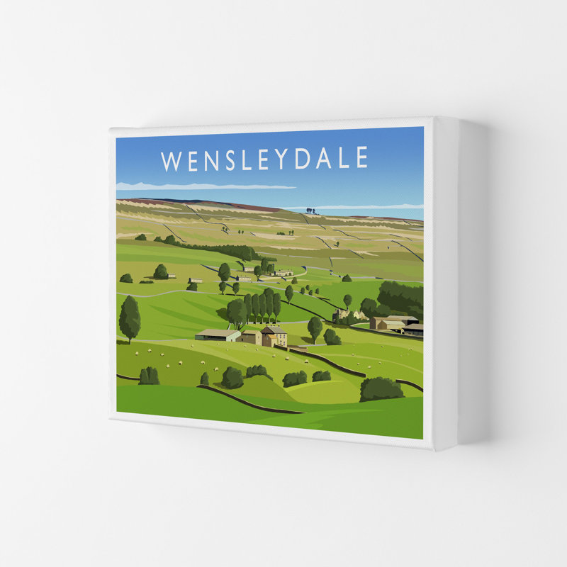 Wensleydale 3 by Richard O'Neill - Print, Wrapped Canvas, 40cm H x 50cm W x 4cm D