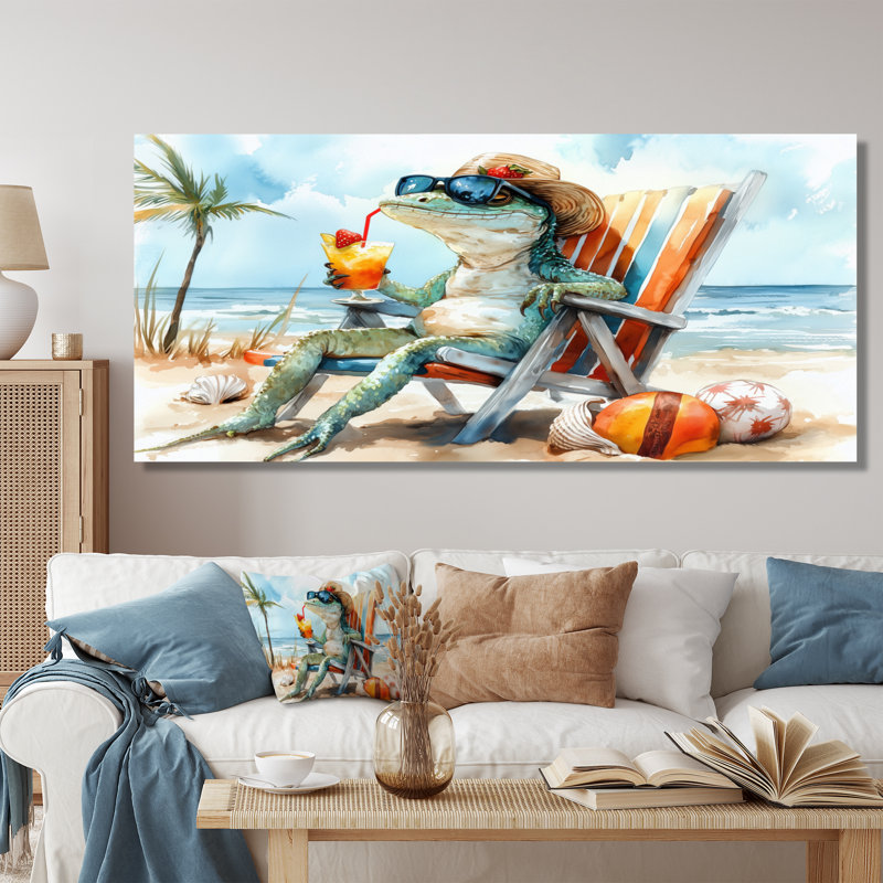 Sandberg - salon d'art mural animaux côtiers, Toile tendue, 24" H x 32" W