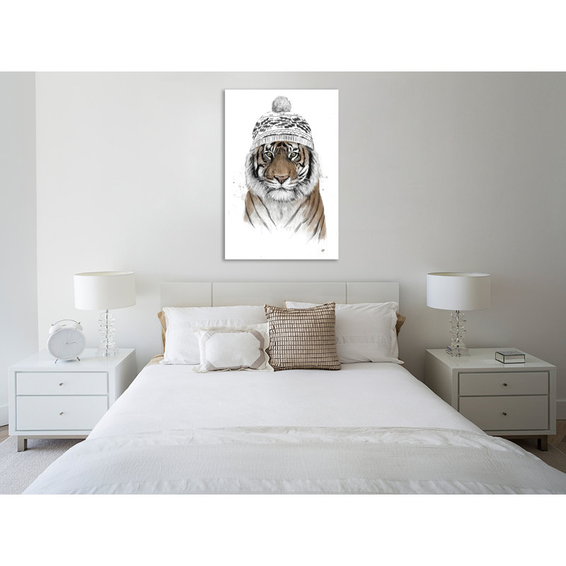 " Siberian Tiger " by Balazs Solti, 36" H x 24" W x 1.5" D