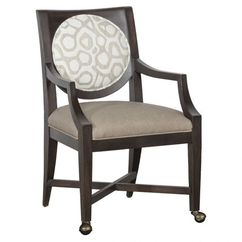 Rocco Arm Chair, Walnut, 9930 Driftwood