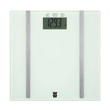  Weight Watchers Scales by Conair Bathroom Scale for Body  Weight, Glass Digital Scale, Body Analysis Measures Body Fat, Body Water,  BMI, Bone Mass & Muscle, Measures Weight up to 400 Lbs
