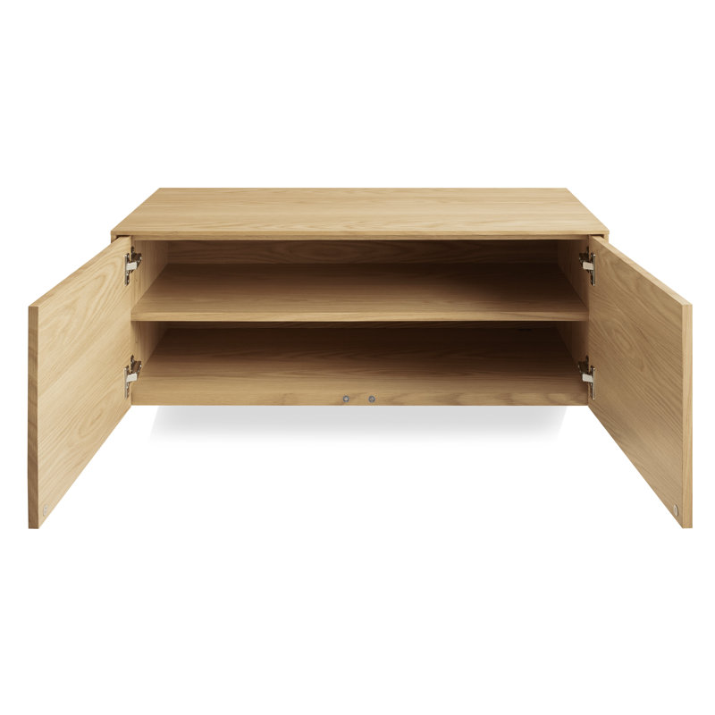 Wonder Wall 2.0 Solid Wood Accent Cabinet, White Oak