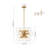 12 - Light Clear Glass Globe Sputnik Sphere Chandelier