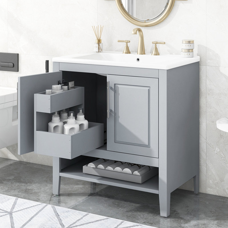 Armoire décorative, Gris